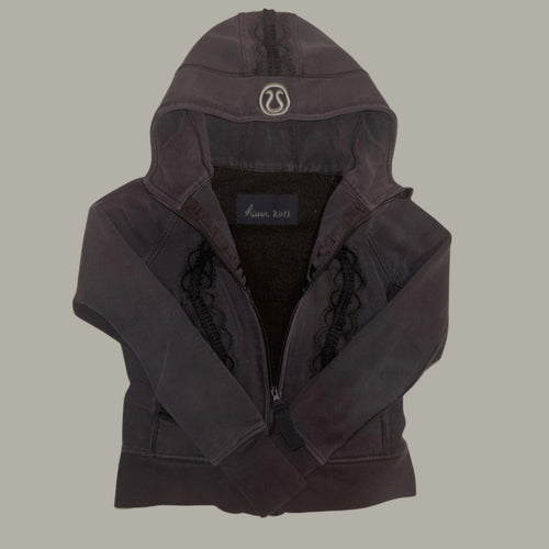 Dark Grey Zip Hoodie