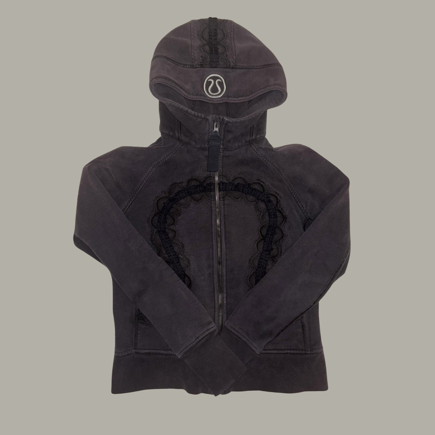 Dark Grey Zip Hoodie