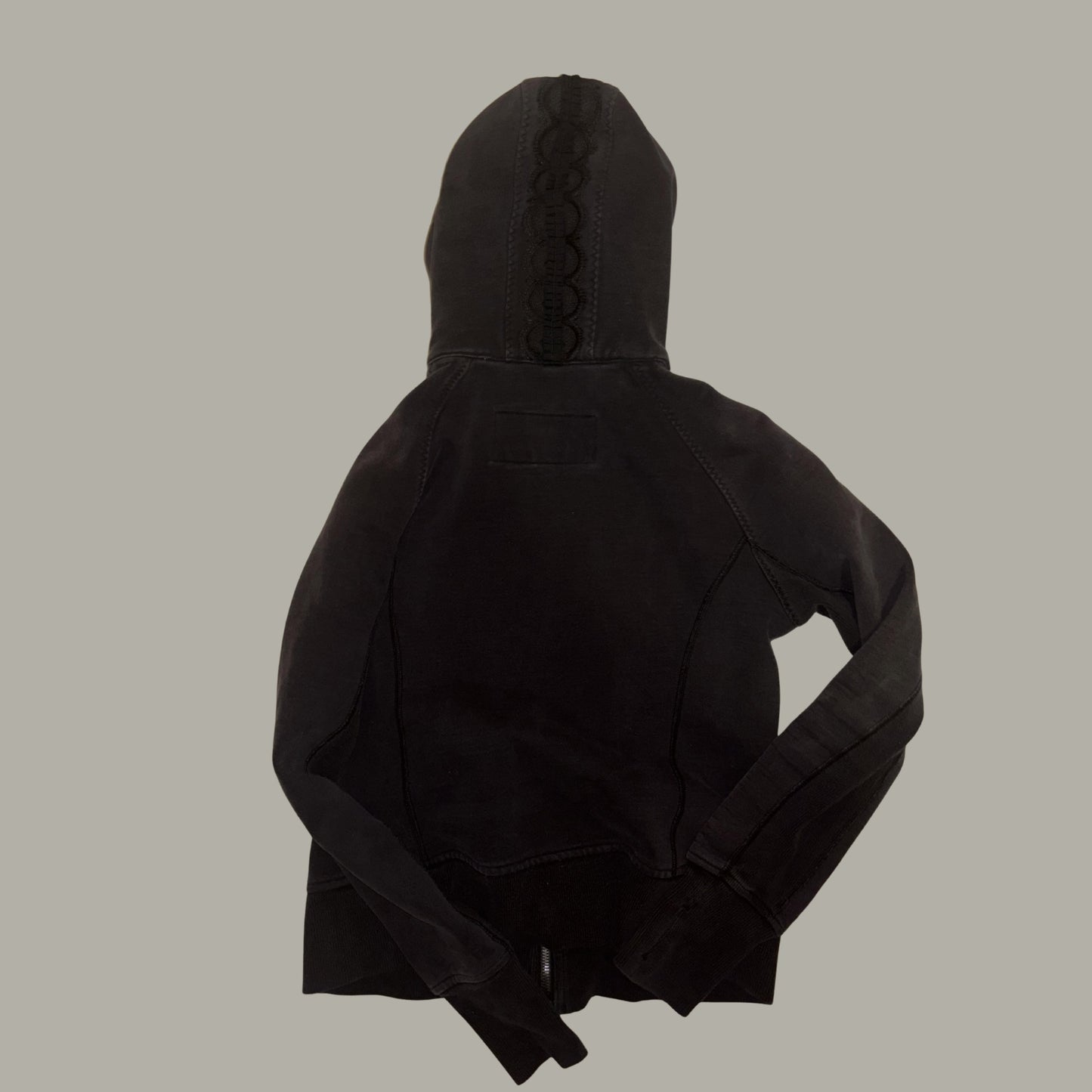 Dark Grey Zip Hoodie
