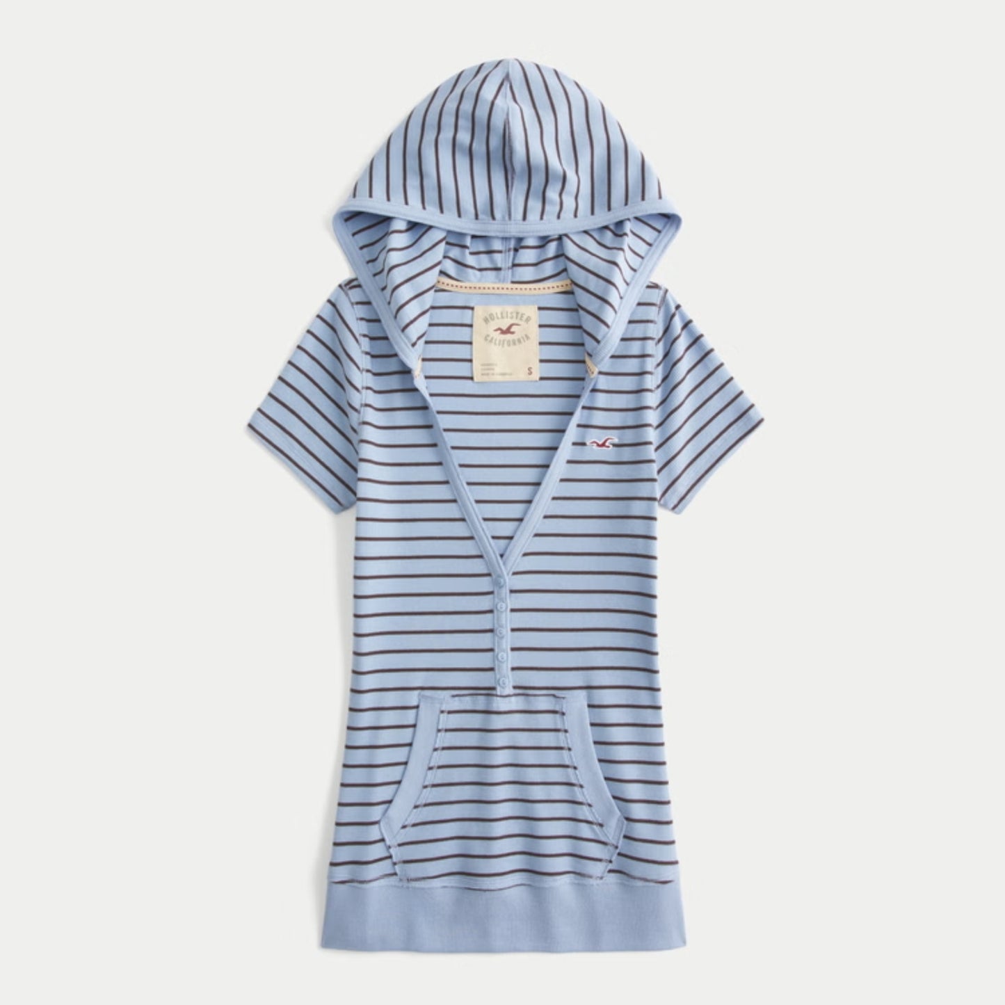 Henley Hooded Tee