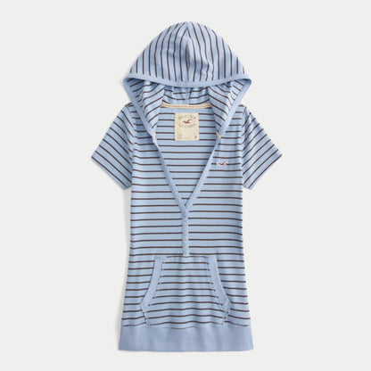 Henley Hooded Tee
