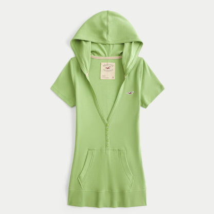 Henley Hooded Tee