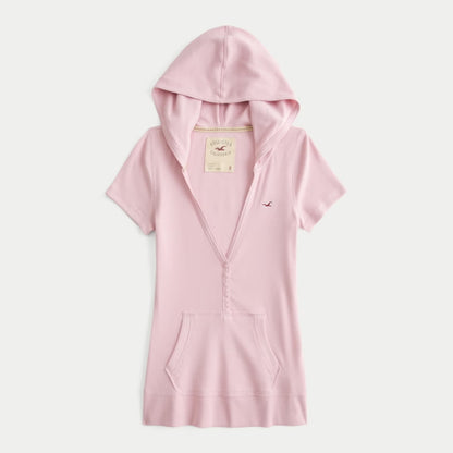 Henley Hooded Tee
